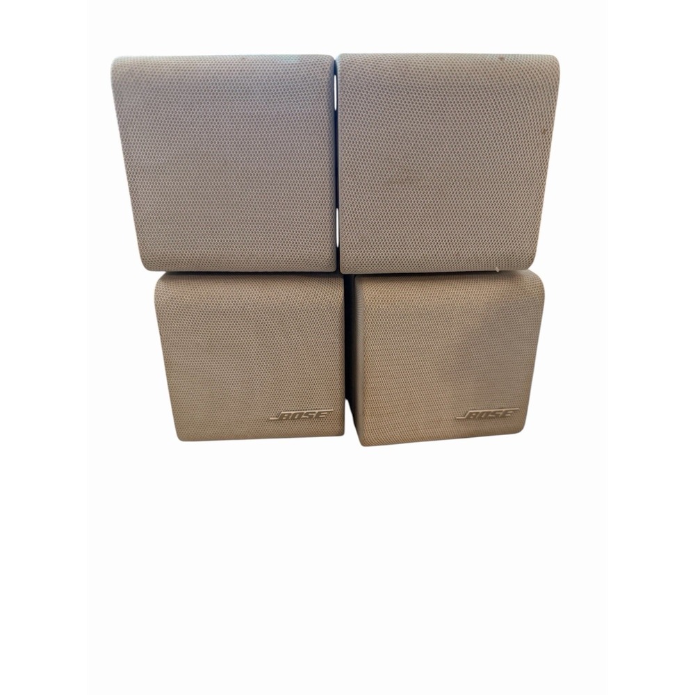 Bose Mini Surround Sound Cube Speakers Acoustimass Two Pair (Tested)
